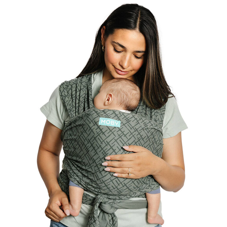 MOBY - Classic Wrap Baby Carrier - Olive Etch