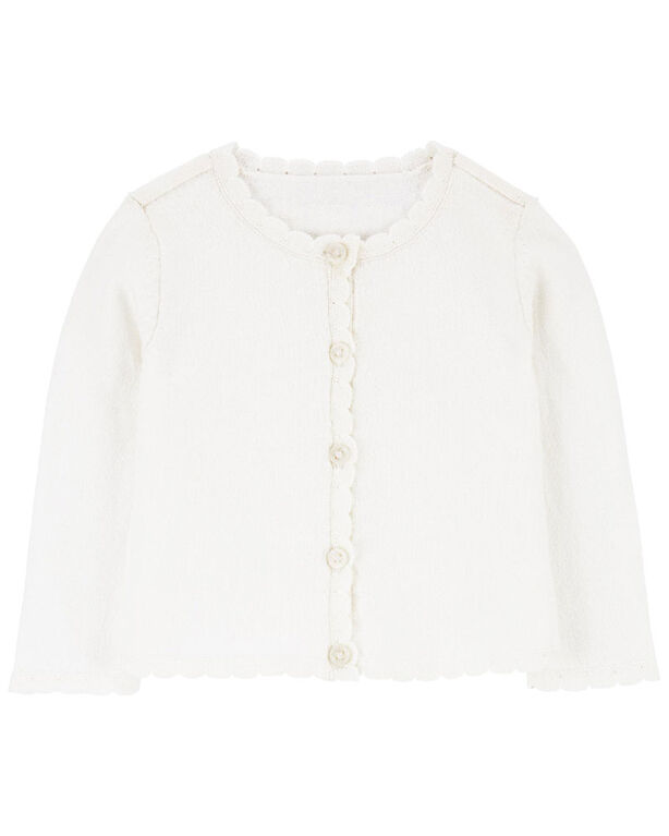 Carter's Button Up Cardigan Ivory 