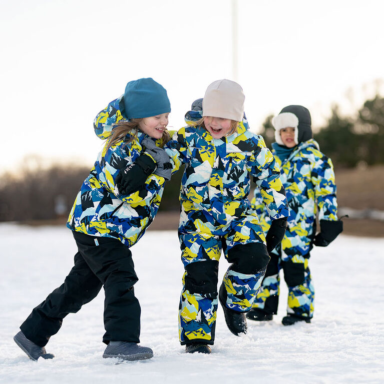 Kids Waterproof Snowsuit | Neon Peaks - 4T (4-5Y)