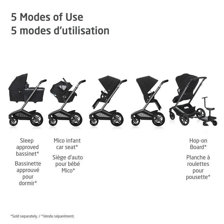 Maxi Cosi Fame Stroller Twillic Black