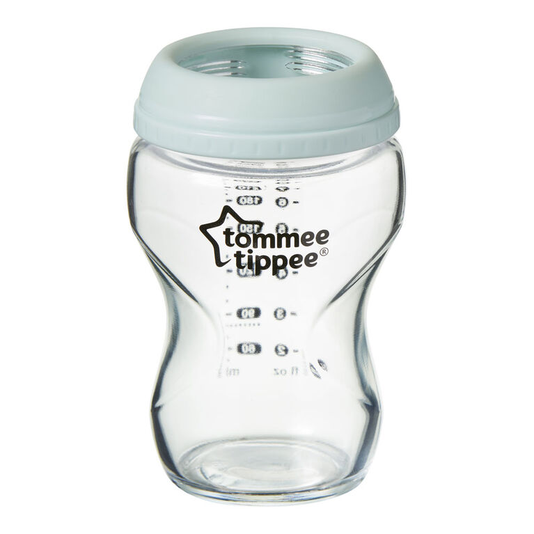 Tommee Tippee Closer to Nature 3 in 1 Convertible Glass Baby Bottles - 9oz, 3ct