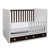 Barriere pour lit de bebe de Sassy - blanc.