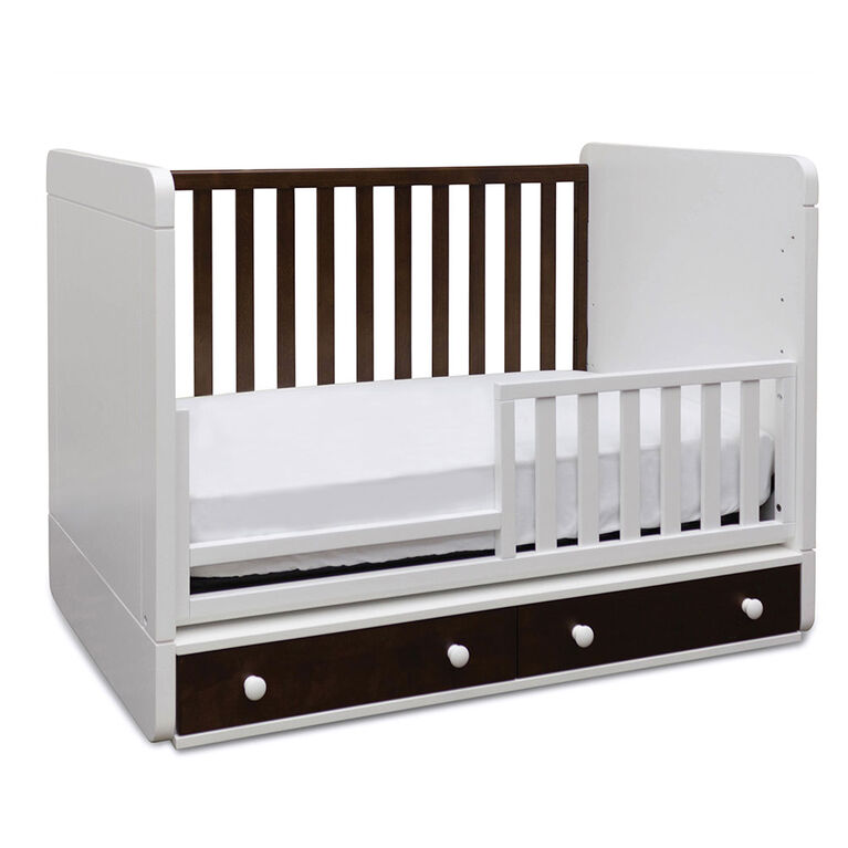 Barriere pour lit de bebe de Sassy - blanc.