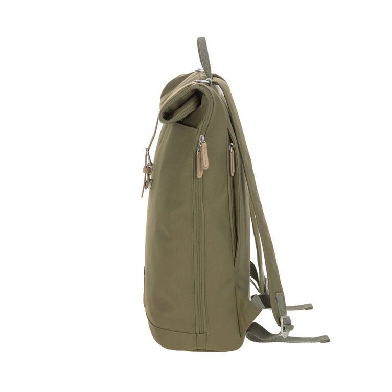 Lassig - Rolltop Backpack Diaper Bag - Olive