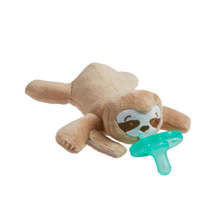 Attache-suce en peluche Soothie Philips Avent avec suce amovible, paresseux, 0 mois et plus, SCF347/07