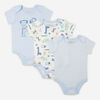 Rococo 3 Pack Bodysuit Set Blue