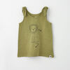 pretty bows tank top, 18-24m - light green print