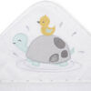 Koala Baby 2-Pack Hooded Towel, Grey Turtle and Elephant