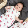 Sleepbag Muslin Allover Fire Trucks 6-18 mois