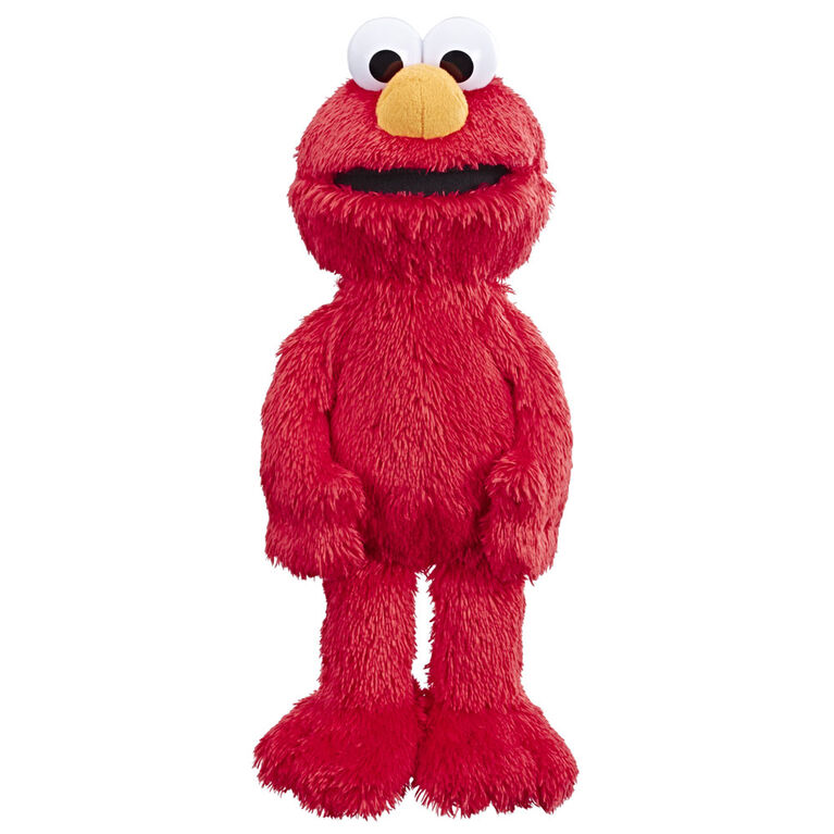 Sesame Street - Love to Hug Elmo, peluche de 35 cm qui parle, chante et  donne des câlins