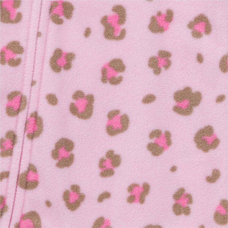 Gerber Childrenswear - 1-Pack Blanket Sleeper - Leopard - Pink 24 months
