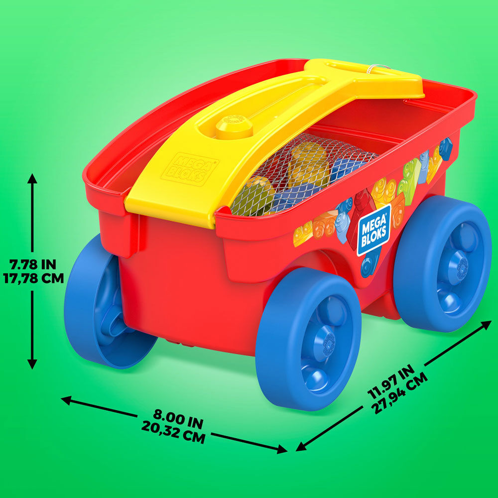 Mega Bloks Pull n Play Wagon