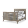 Child Craft Kieran 4-in-1 Convertible Crib, Crescent Gray
