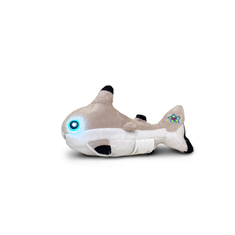 BabyBuddies 5" Mini Plush Light-Up Eyes Sleepy Mirabella Shark Beige