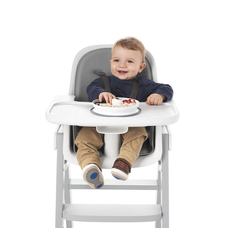 Oxo-Stick and Stay Divided Plate - Gray