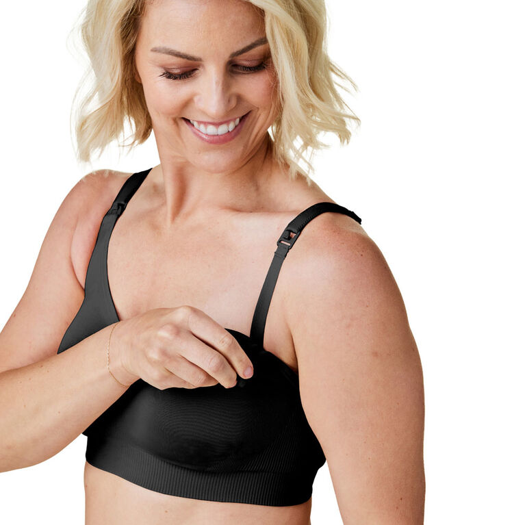 Bravado Designs Body Silk Seamless Maternity & Nursing Bra, Black