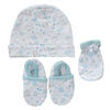 Koala Baby 3-Pack Set - Hat, Mittens, Booties - Blue Bear