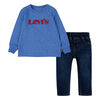 Levi's Long Sleeve T-Shirt and Jeans Set - Ultra Marine