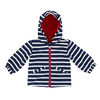 Northpeak Baby Boys Fashion Jacket- Marine Blue Stripes - 24 Months