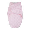 Baby Mode Signature Popcorn Sherpa Swaddle Bag: Light Pink 0-6M