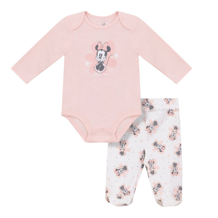 Minnie 2 Piece Pants Set Coral