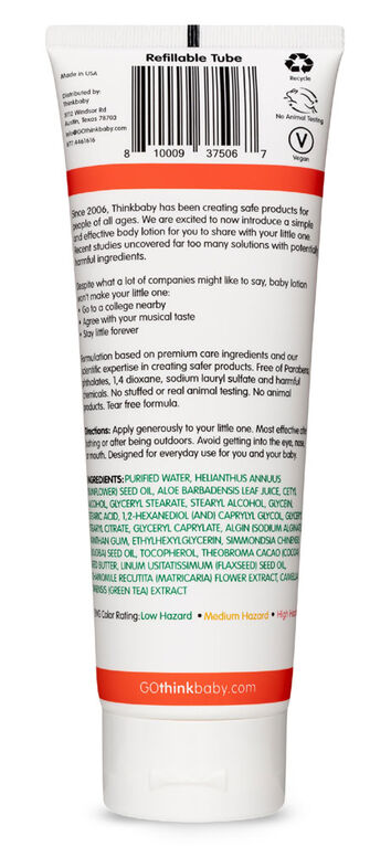 Thinkbaby Baby Lotion, Unscented