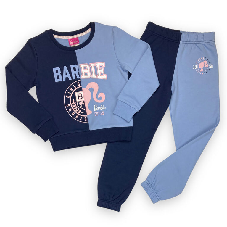 Barbie 2 Piece Crewneck Set - Navy/Blue 5