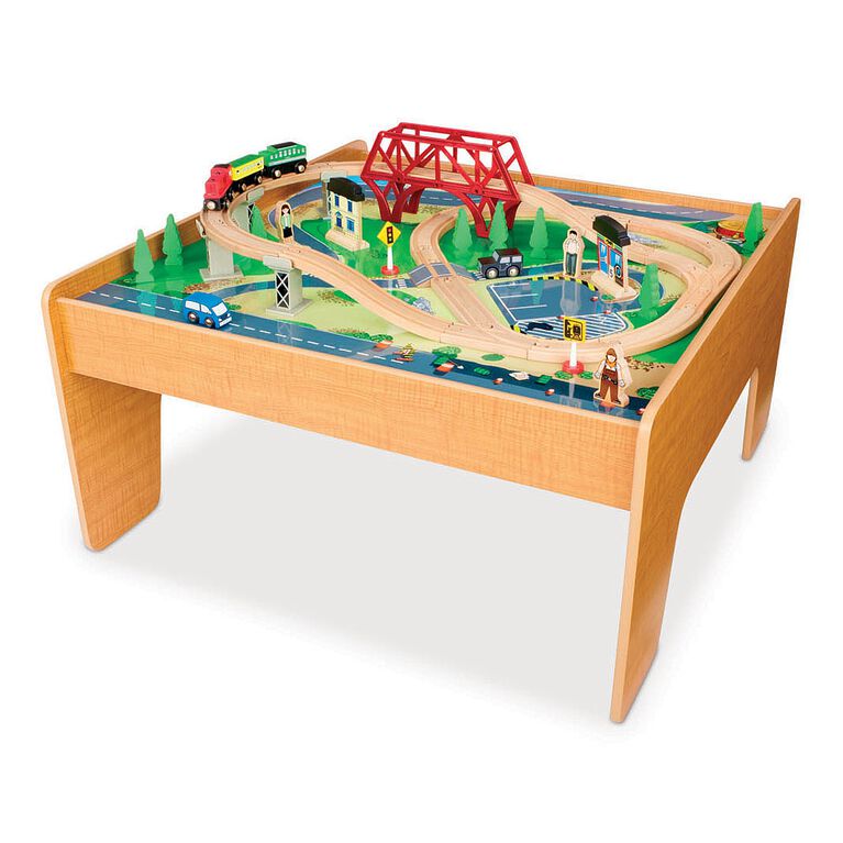 Imaginarium 55 Piece Rail And Road Train Set With Table Toys R Us Canada