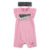 Nike Barboteuse avec Bandeau - Rose, 0-3 Mois a Nouveau née