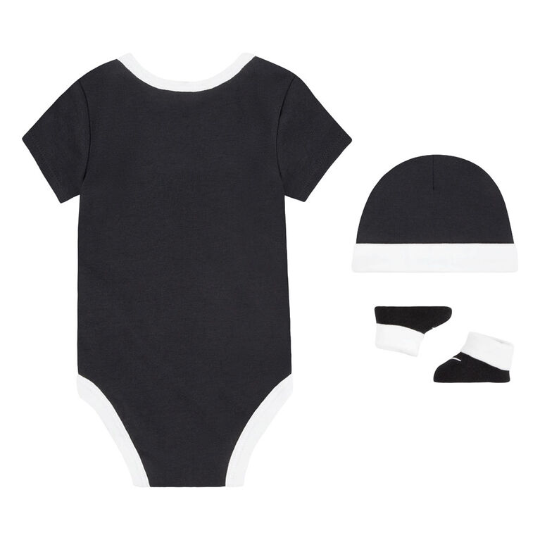 Ensemble Nike combinaison 3 pi&egrave;ces - Noir et Blanc - Taille 6-12m