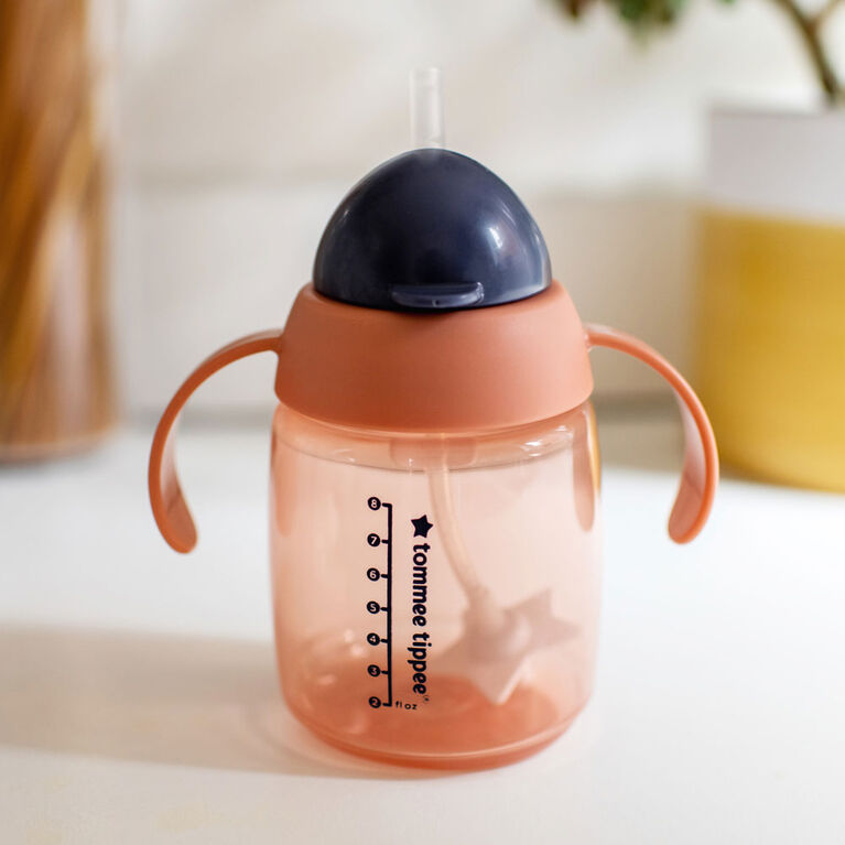 Gobelet à paille lestée Superstar de Tommee Tippee (6m+, 10 oz, rose)