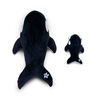 Ensemble NightBuddies and BabyBuddies Orque Noir de 15" and 5" en Peluche Yeux Lumineux