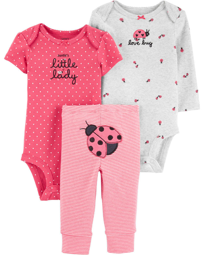 Carter s 3 Piece Ladybug Little Character Set Pink 6 Months Toys R Us Canada