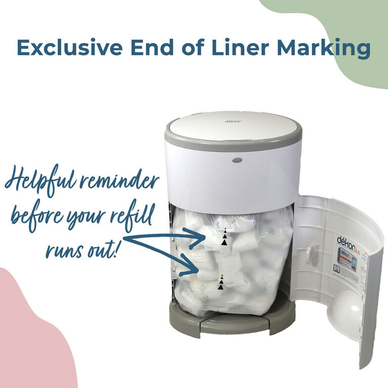 Dekor Plus Diaper Pail Refills | 2 Count