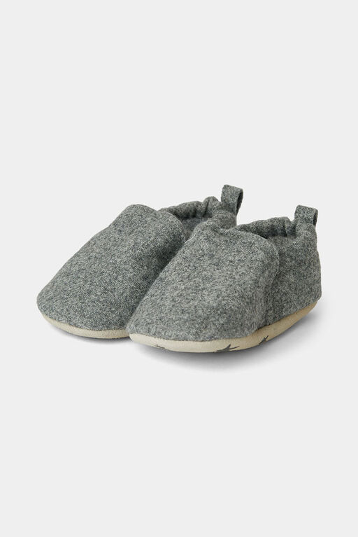 RISE Little Earthling Slide On Shoes Grey