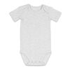 Koala Baby Short Sleeved Bodysuit - Heather Grey, Newborn