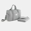 Quilted Diaper Bag - Elephant Skin