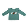 Baby Mode 3 Piece Legging and Headband Set: Team Bunnies 12M