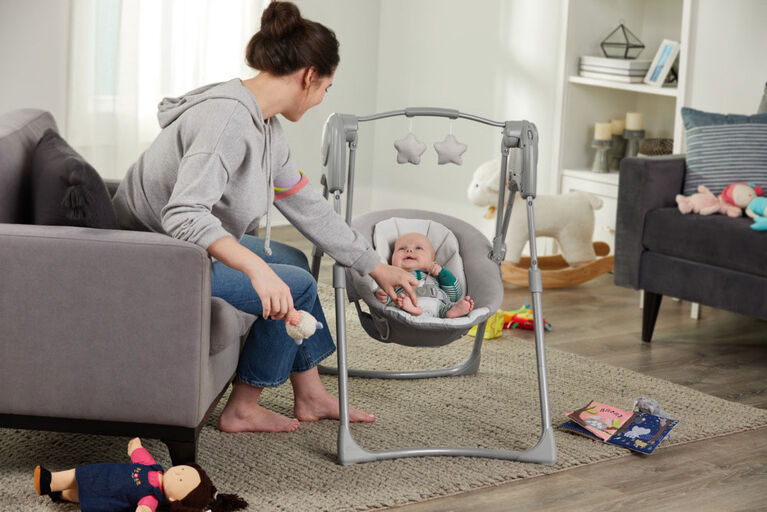 Graco Slim Spaces Compact Baby Swing, Humphry