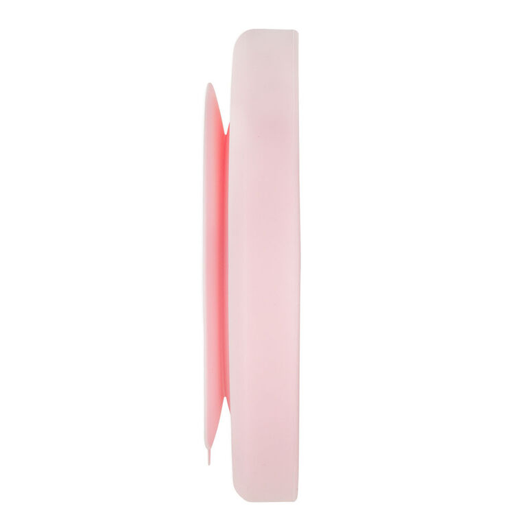 Bumkins Silicone Grip Dish, BPA Free - Pink