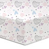 Koala Baby - Percale 1 Pack - Pink Hearts