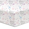 Koala Baby - Percale 1 Pack - Pink Hearts