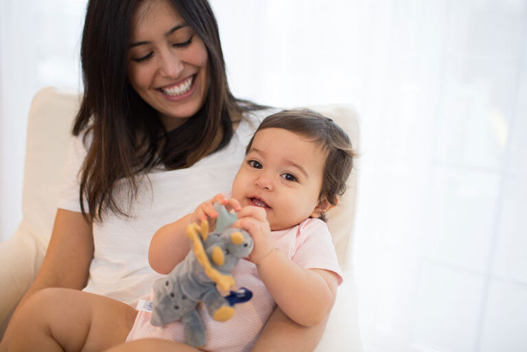 Dr. Brown'S Triceratops Lovey Pacifier and Teether Holder