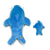Ensemble NightBuddies and BabyBuddies Dauphin Turquoise de 15" and 5" en Peluche Yeux Lumineux
