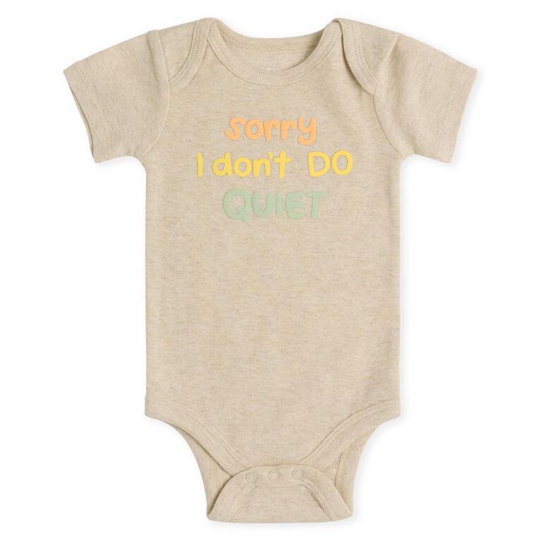 Koala Baby 4 Pack Short Sleeve Bodysuit Oatmeal Heather