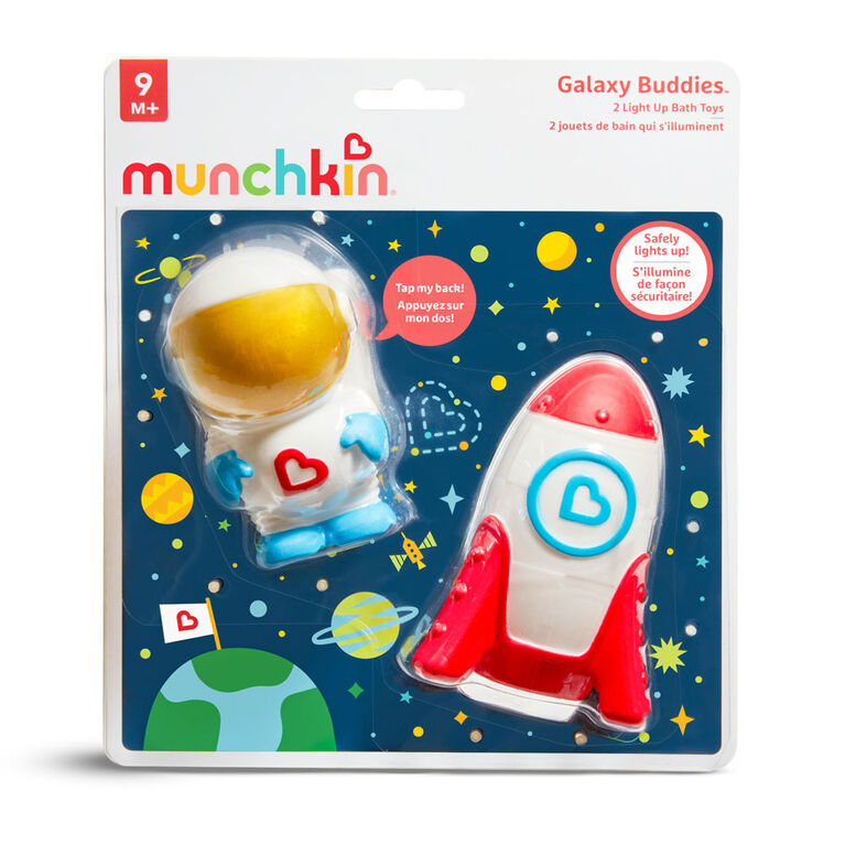 Ensemble de jouets pour le bain qui s'allument Galaxy Buddies, paquet de 2