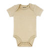 Naturelle 4 Pack Short Sleeve Bodysuit: Beige Preemie