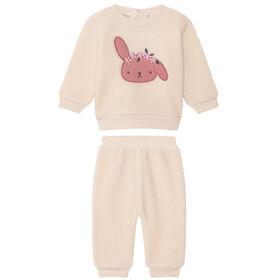 PL Baby 2 pi&egrave;ces lapin sherpa 24M