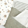 Koala Baby Lot de 3 Bordures en jersey Lions