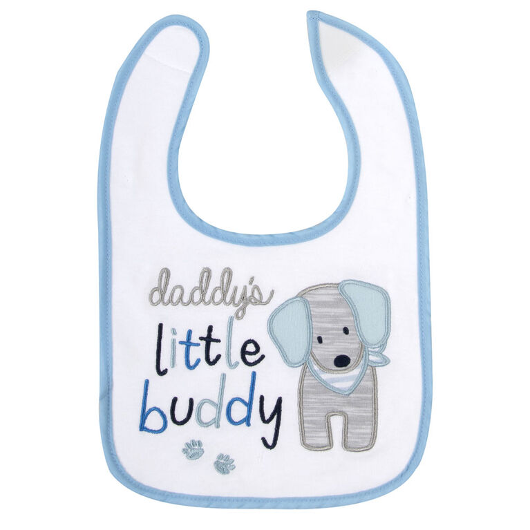 Baby Essentials - Daddys Little Buddy Bib 3Pk